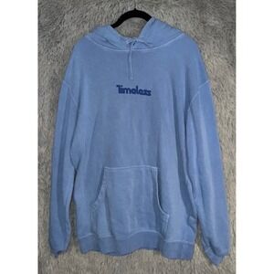 Meghan Trainor Timeless Authentic Blue Hoodie Concert Tour Merchandise‎ Size L
